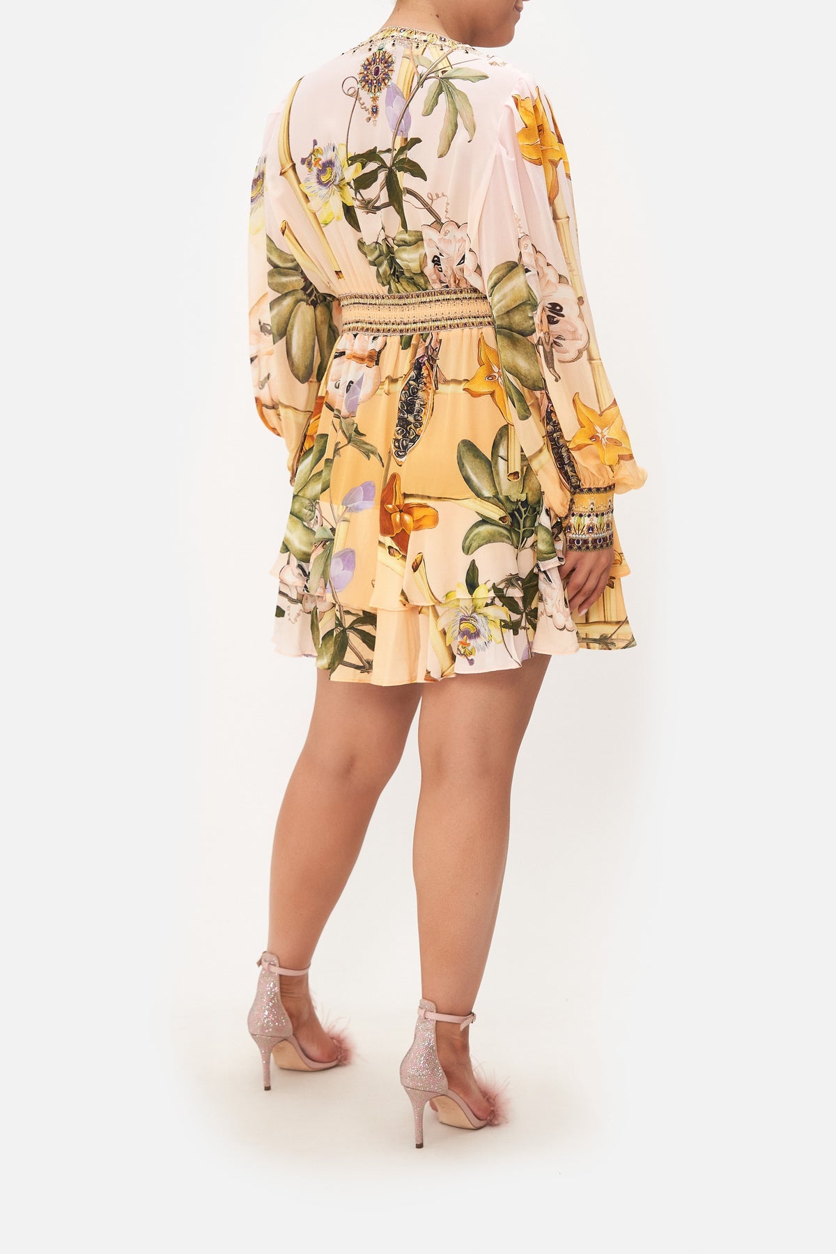 BUTTON FRONT FRILL DRESS ORIGINAL SIN