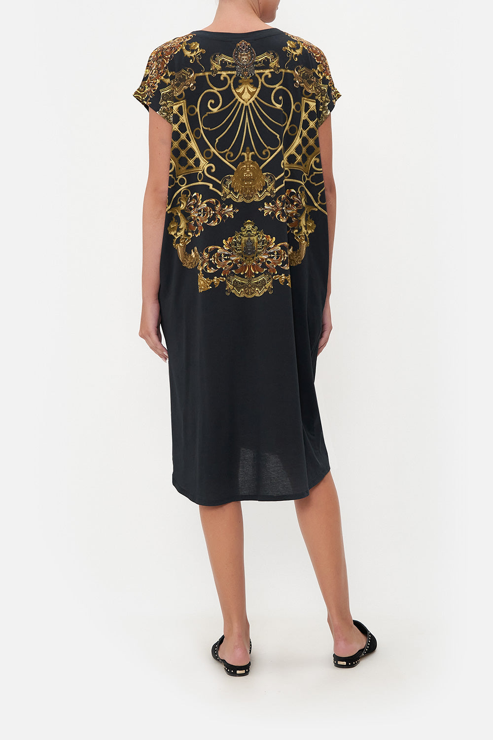 EXTENDED SHOULDER DRESS SHADOWS OF ARMADA LOUNGE