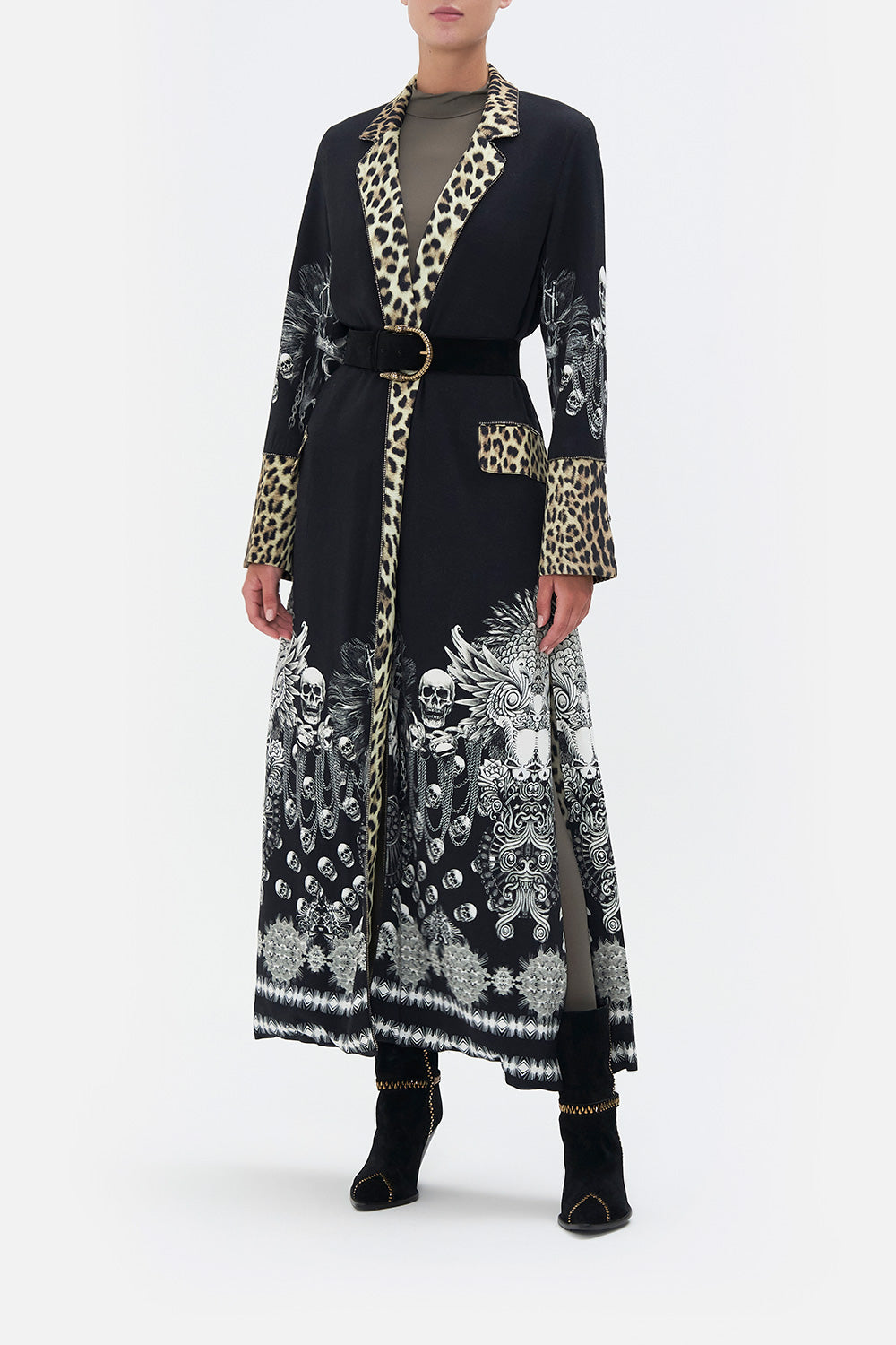 CUFFED SIDE SPLIT COAT ORDER OF DISORDER