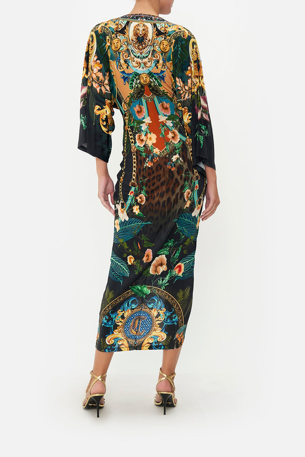 LONG SPLIT FRONT TWIST DRESS FEARLESS FELIS