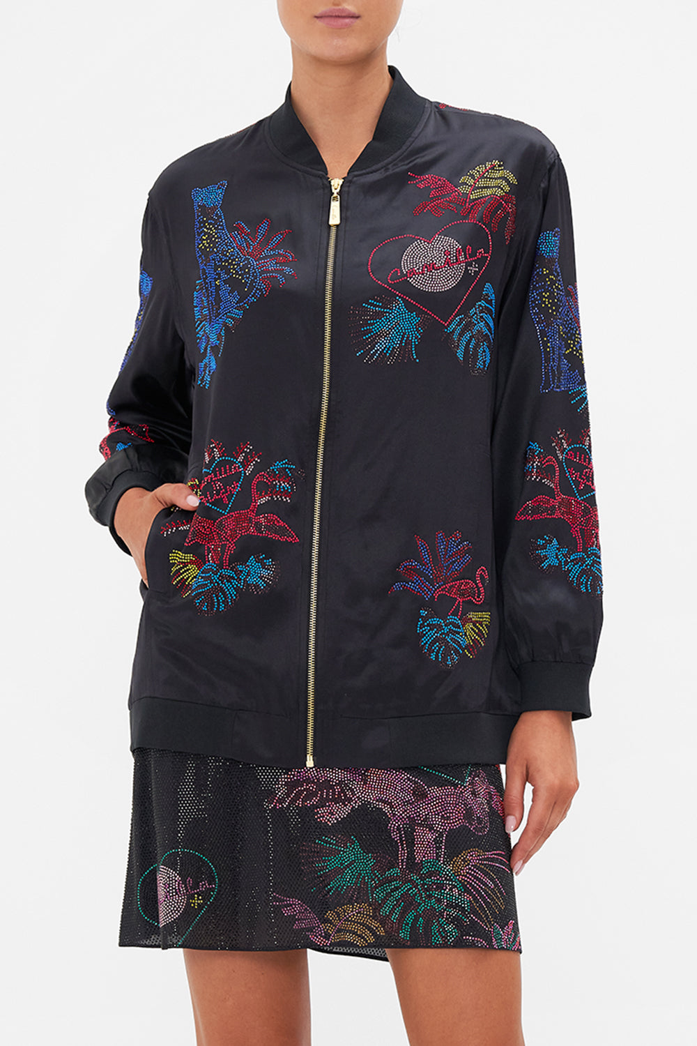 OVERSIZED BOMBER NEUGHTY NEON