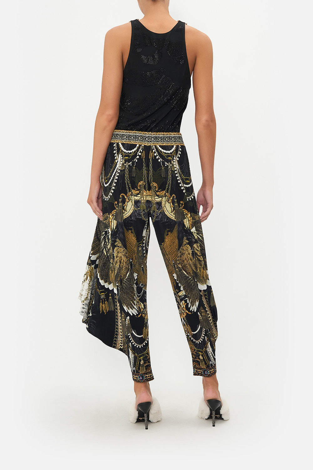JERSEY DRAPE PANT WITH POCKET RAVIN RAVEN