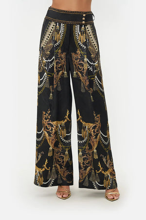 WIDE LEG PANT WITH BUTTONS RAVIN RAVEN