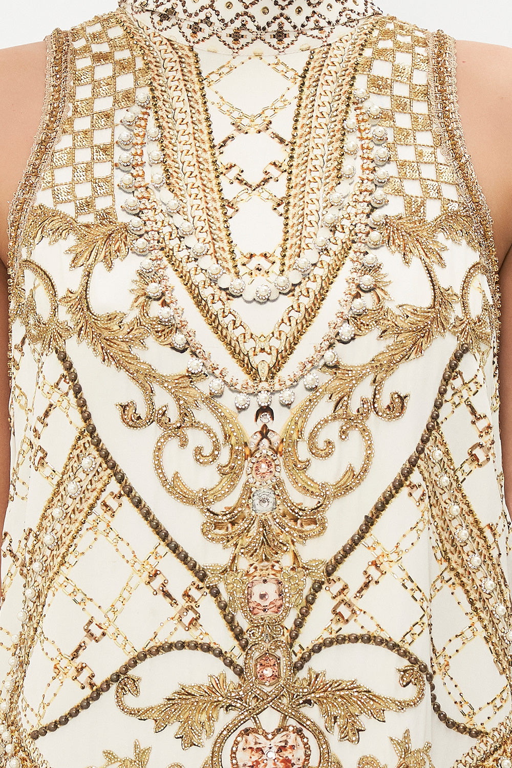 HIGH COLLAR SHIFT DRESS SOAR LIKE AN EAGLE