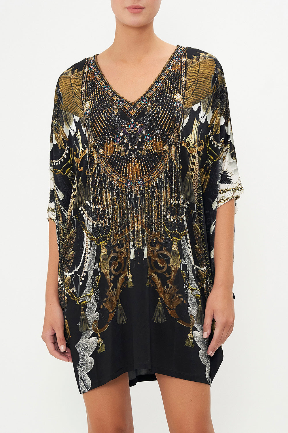 BAT SLEEVE DRESS RAVIN RAVEN