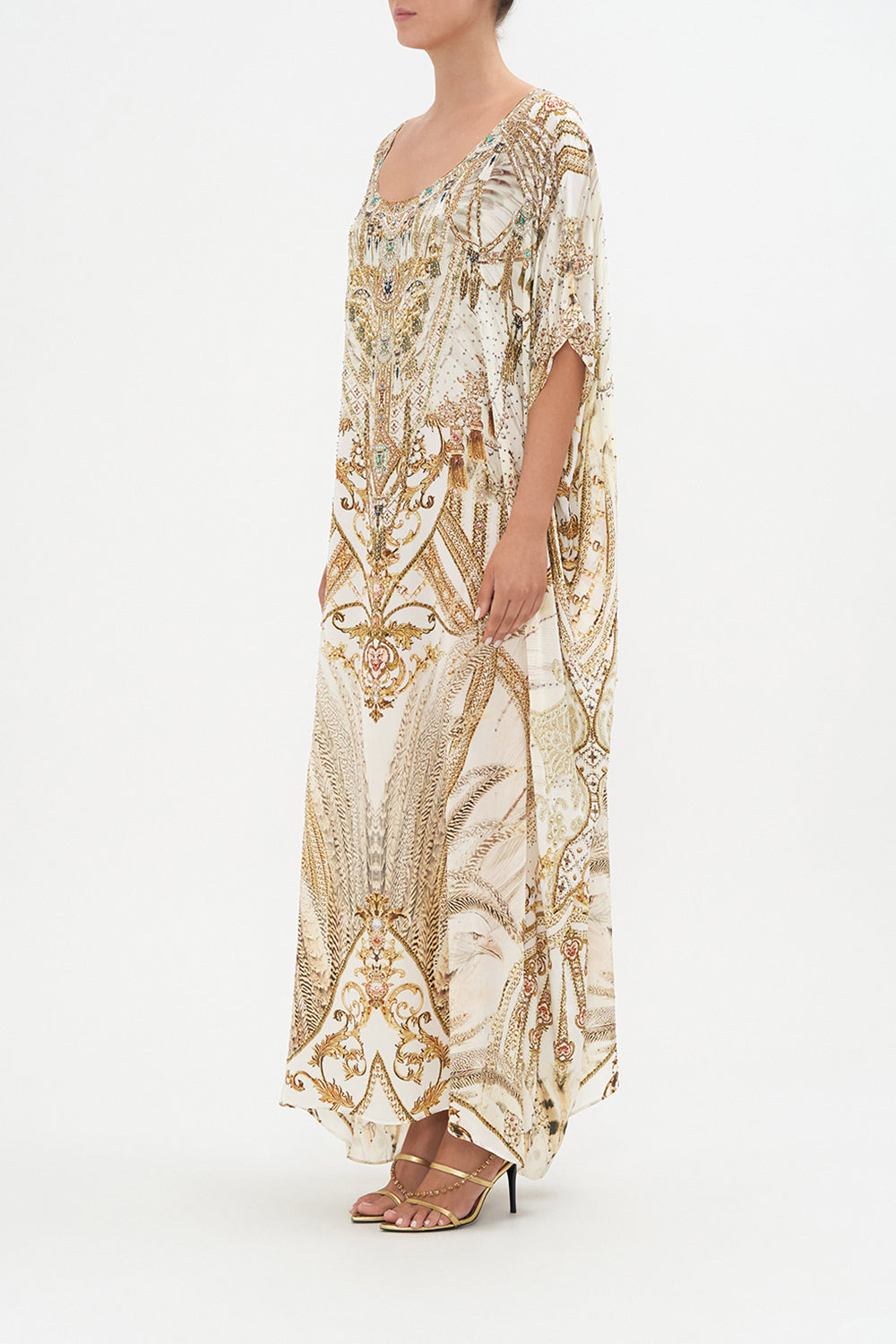 ROUND NECK KAFTAN SOAR LIKE AN EAGLE