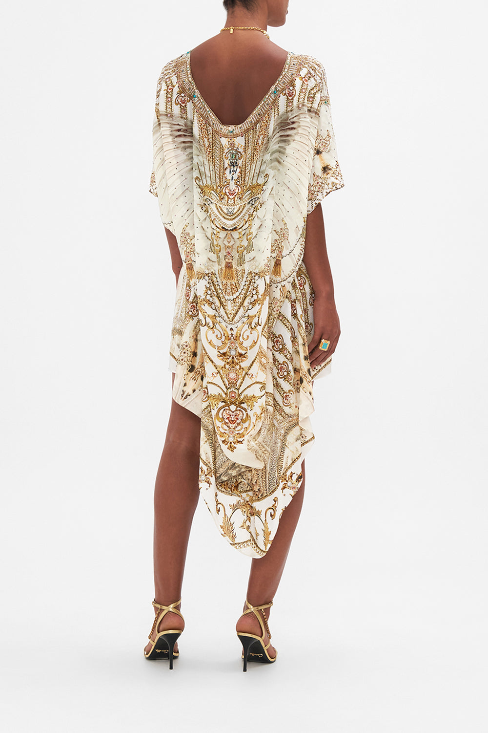 ROUND NECK KAFTAN SOAR LIKE AN EAGLE