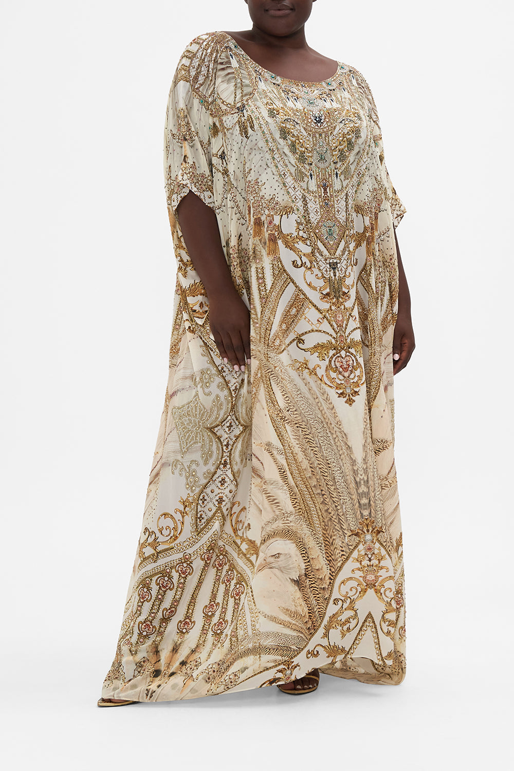 ROUND NECK KAFTAN SOAR LIKE AN EAGLE