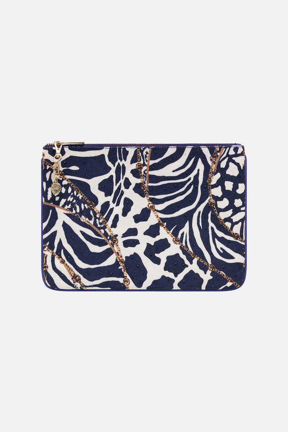 SMALL CANVAS CLUTCH WHERES YOUR HEAD AT