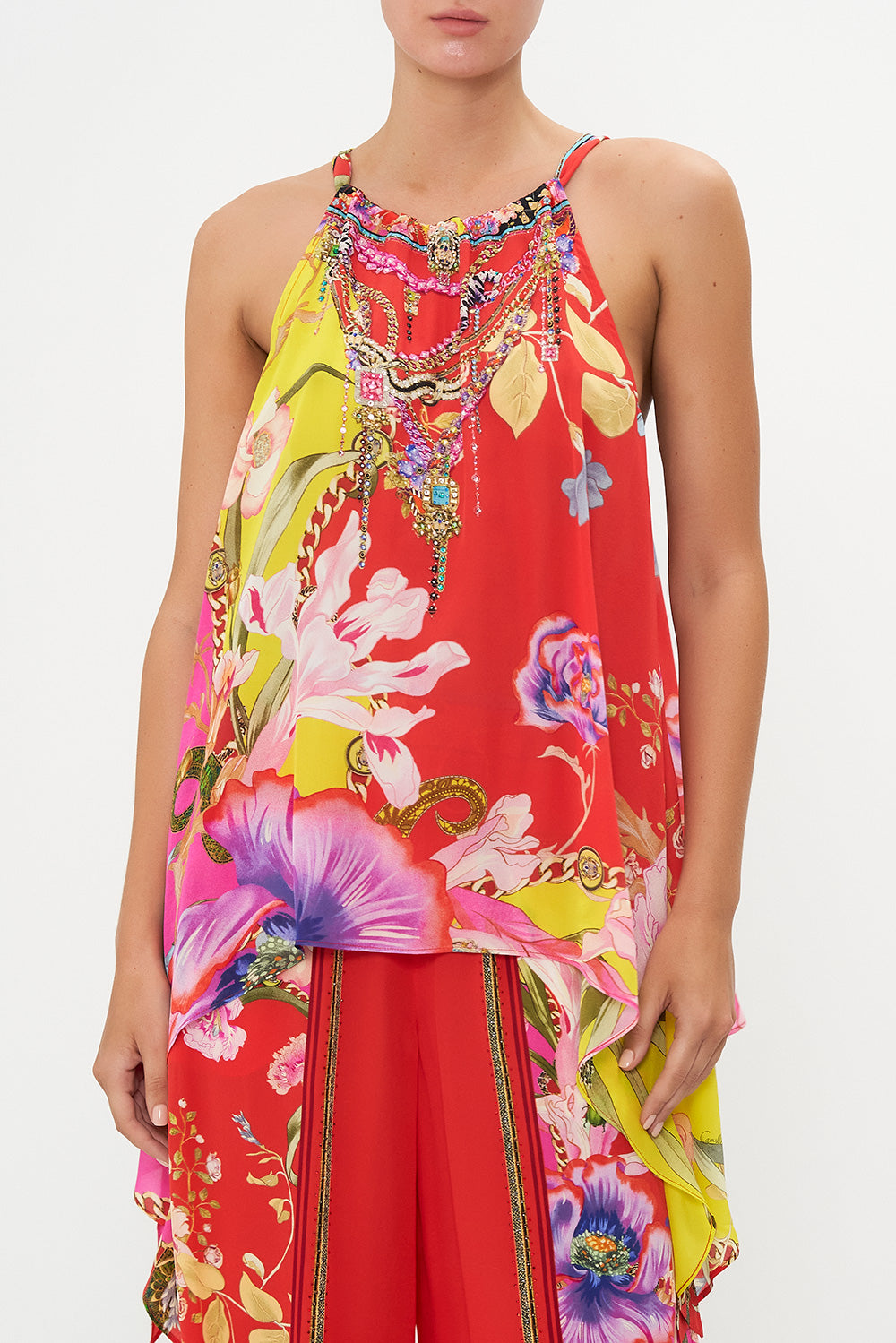 DRAWSTRING NECK TANK THE BEETLES