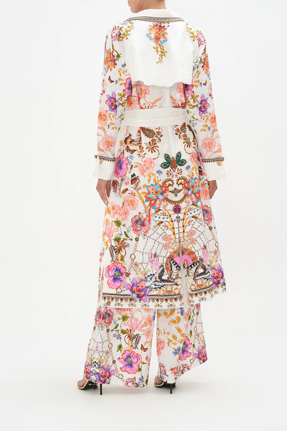 SOFT TRENCH WITH FRENCH CUFF SPIDER GIRL