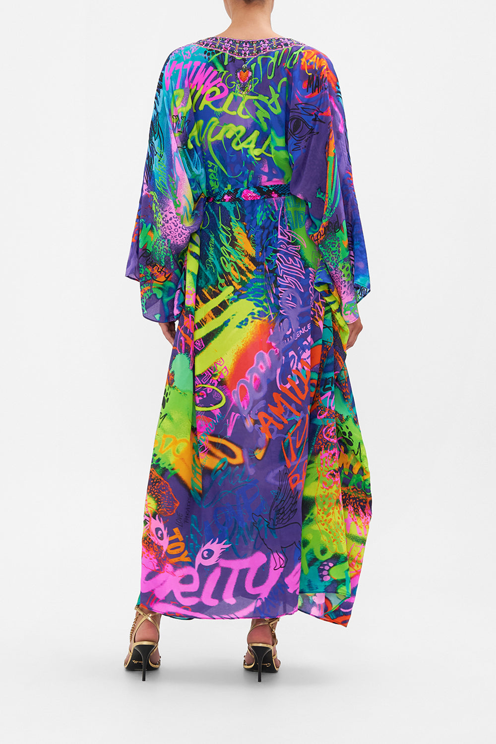 SPLIT HEM LACE UP KAFTAN MOTHER EARTHS ARMY