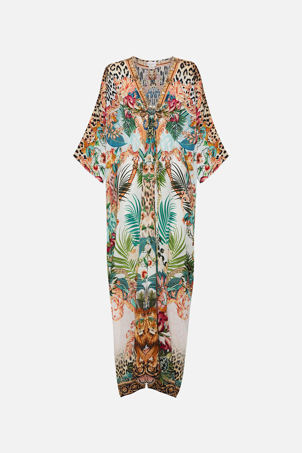 SPLIT SLEEVE KAFTAN WITH HARDWARE ROYALTY LOYALTY