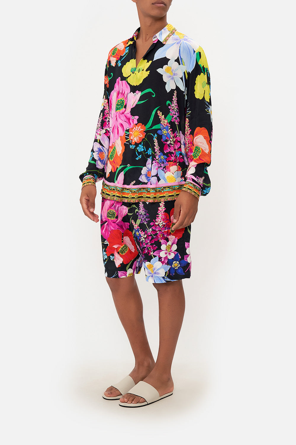 COLLARED LONG SLEEVE SHIRT AWAY WITH THE FAIRIES