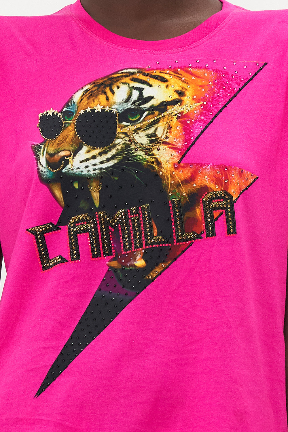 SLIM FIT ROUND NECK T-SHIRT ALWAYS CHANGE YOUR SPOTS