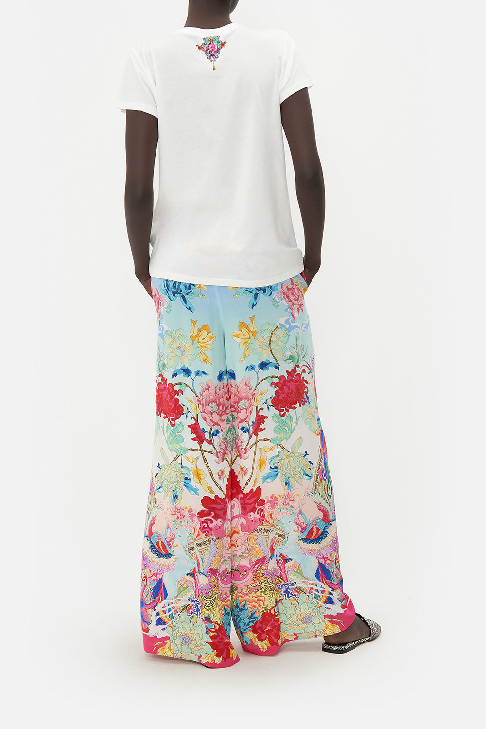 SLIM FIT  ROUND NECK T-SHIRT GO STAG