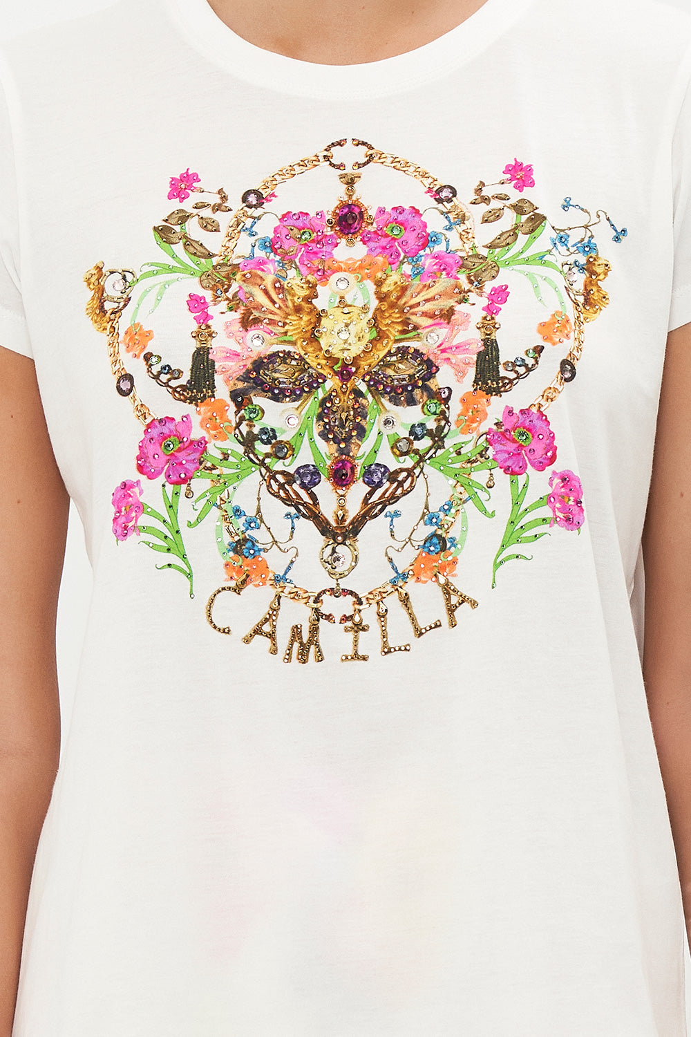 SLIM FIT  ROUND NECK T-SHIRT FAIRY GANG