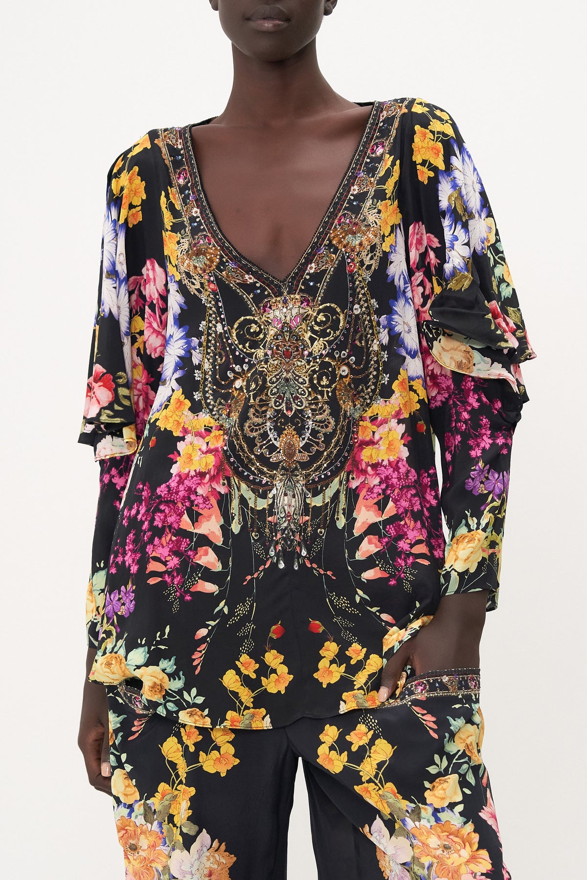 BLOUSE WITH DROP SHOULDER LIBERTINE LADY