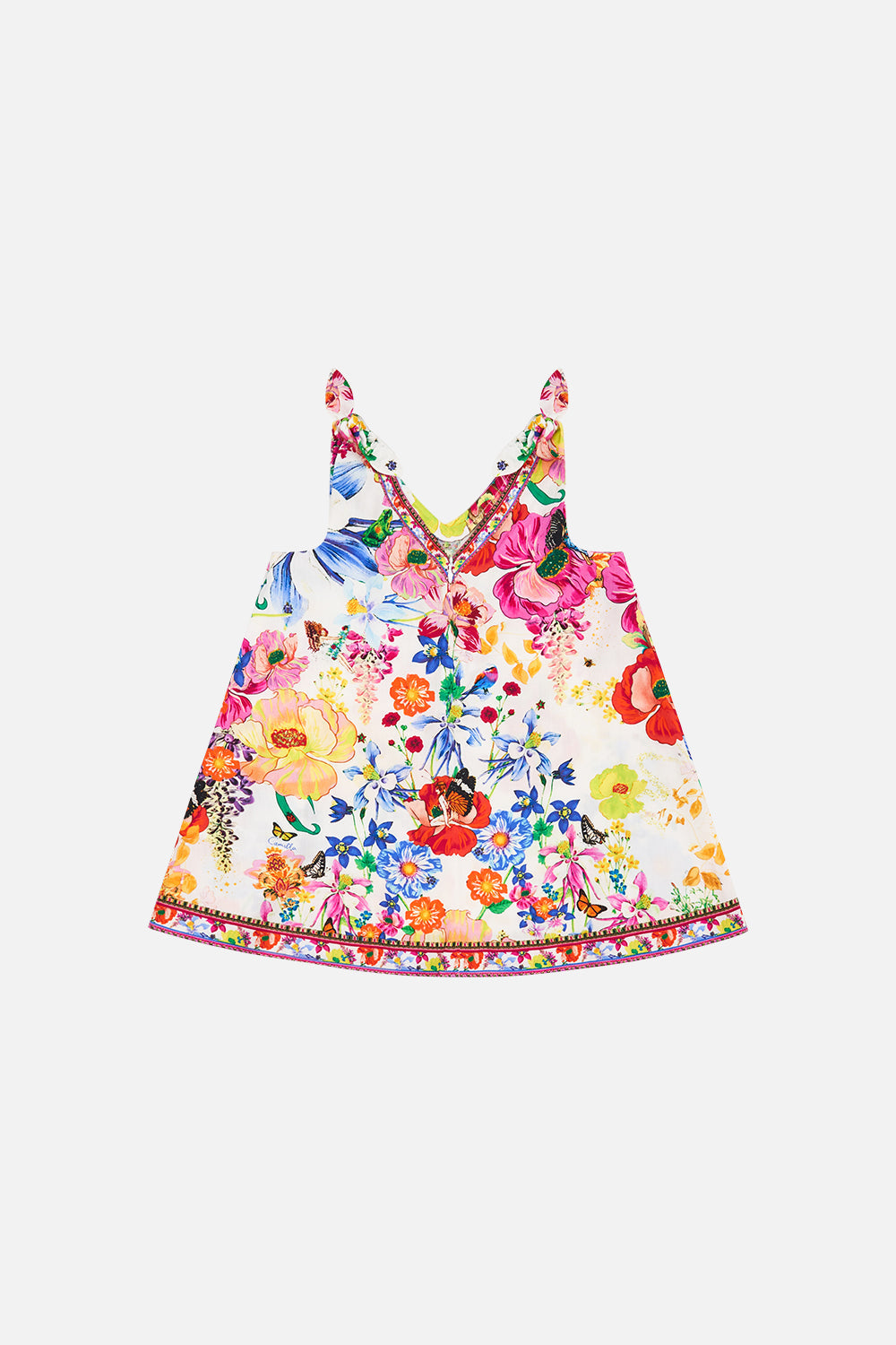 KIDS TIE SHOULDER MIDI DRESS 12-14 FAIRY GANG