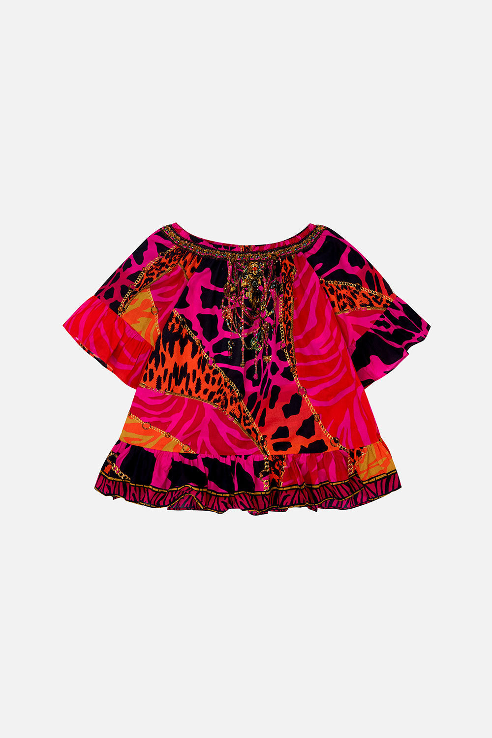 KIDS A-LINE FRILL DRESS 12-14 ALWAYS CHANGE YOUR SPOTS