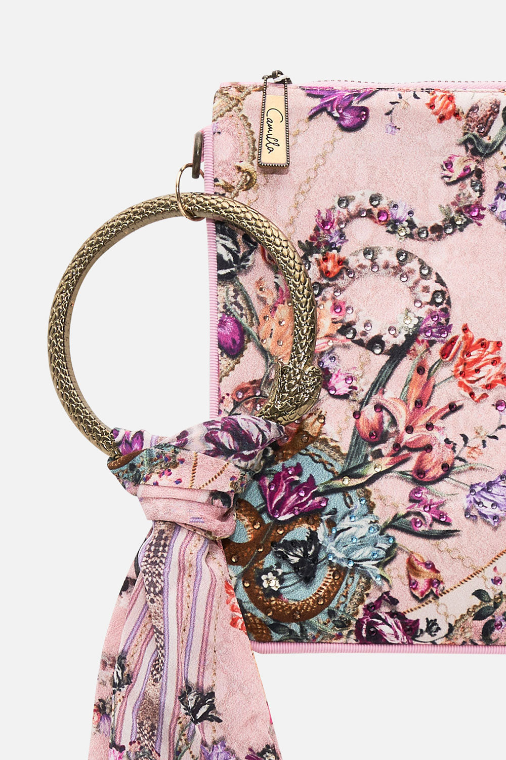 RING SCARF CLUTCH MAD AS A SNAKE