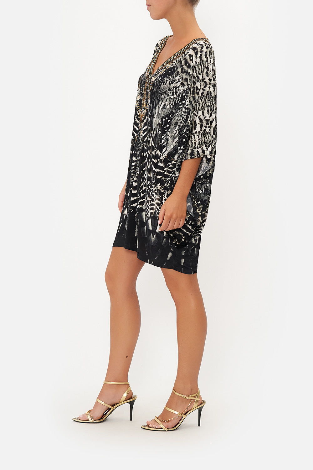 BAT SLEEVE DRESS NIGHT OWL