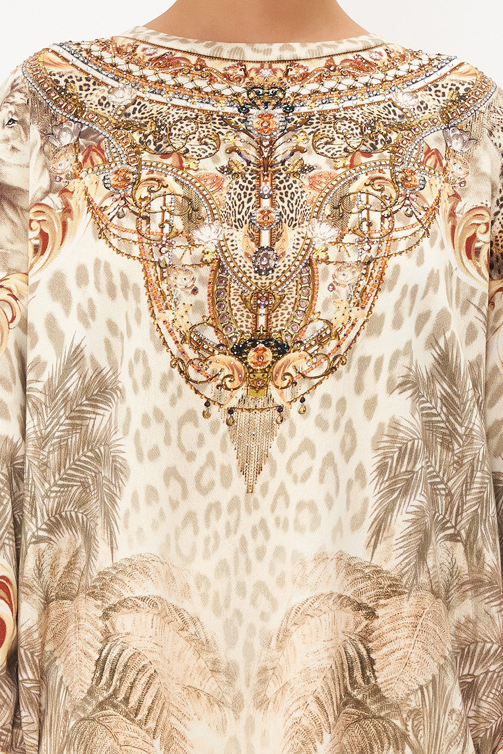 SWEATSHIRT BUTTON DRESS PALAZZO PARTY