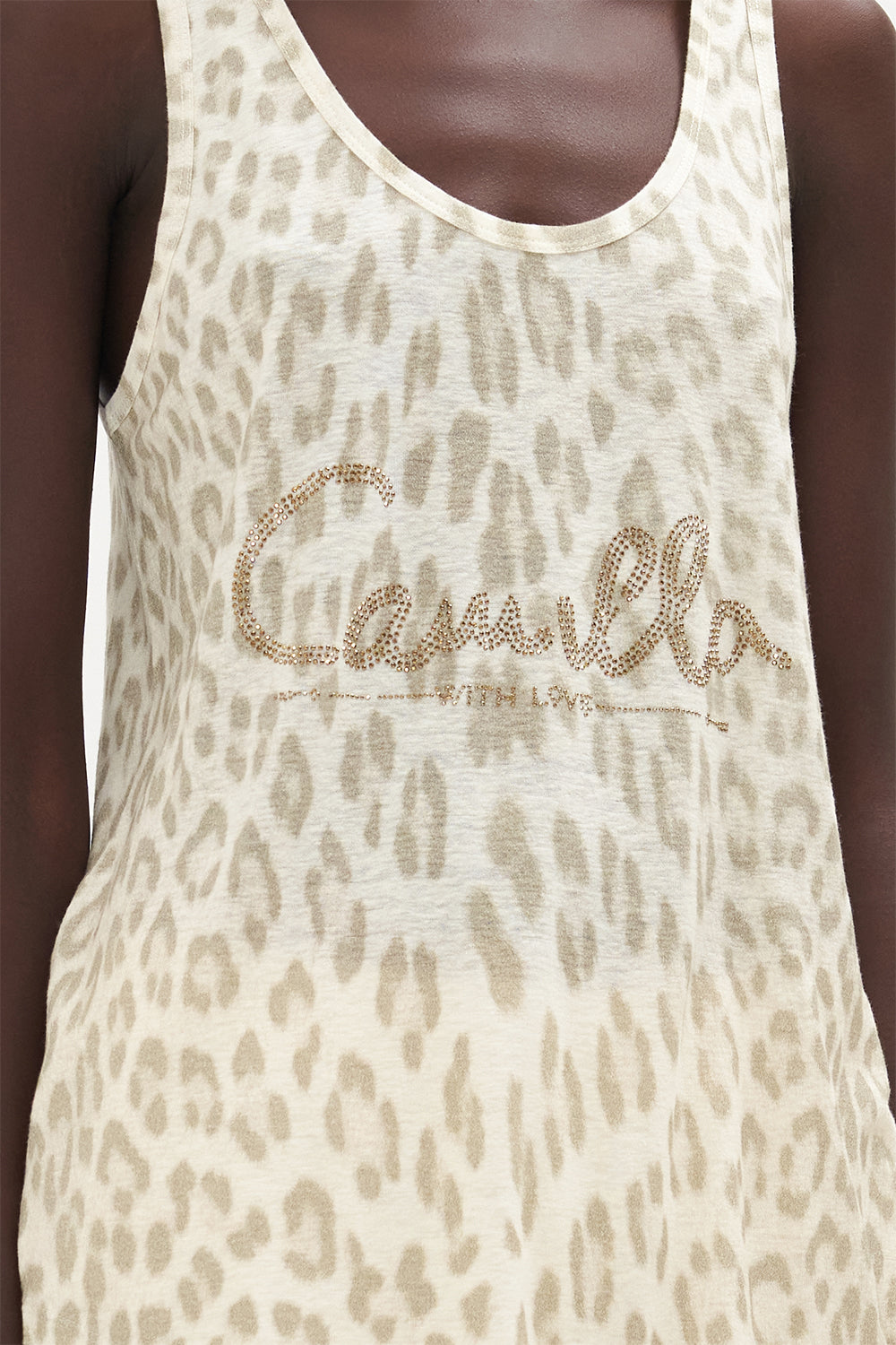 SCOOP NECK TANK CAT NAP