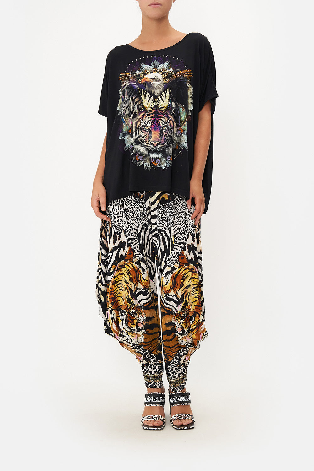 LOOSE FIT ROUND NECK TEE WHATS NEW PUSSYCAT