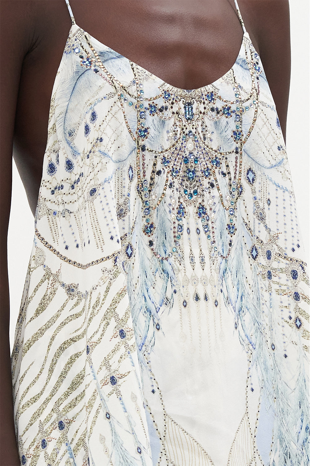 T BACK SHOESTRING TOP MOON AND BACK