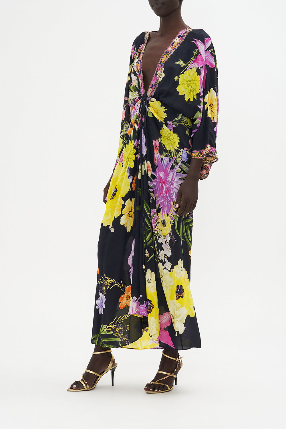 DRAWCORD DETAIL DRESS PEACE BE WITH YOU