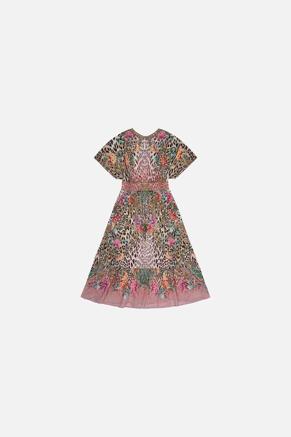 KIDS RELAXED SHIRRED WAIST DRESS  4-10 QUEEN ATLANTIS