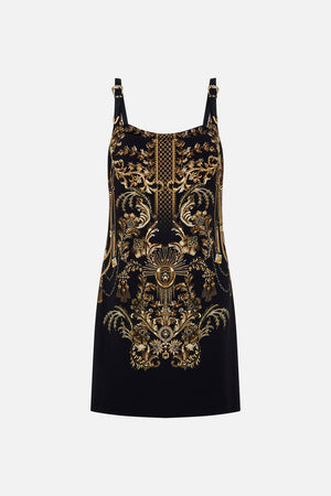 SQUARE NECK SHIFT DRESS THE NIGHT IS NOIR