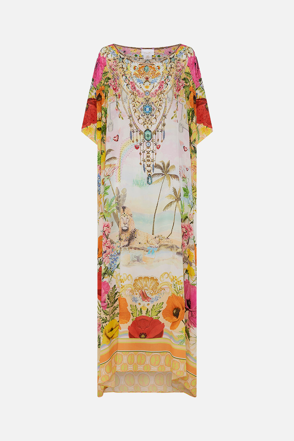 ROUND NECK KAFTAN SUNLIGHT SYMPHONY
