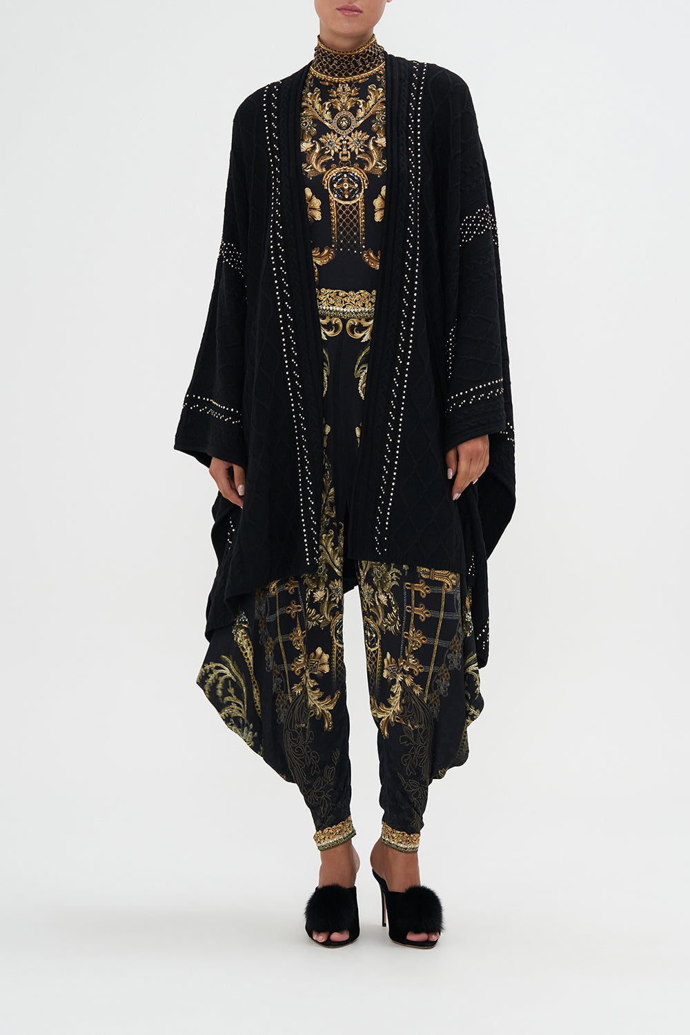 Throw Over The Night Is Noir print by CAMILLA