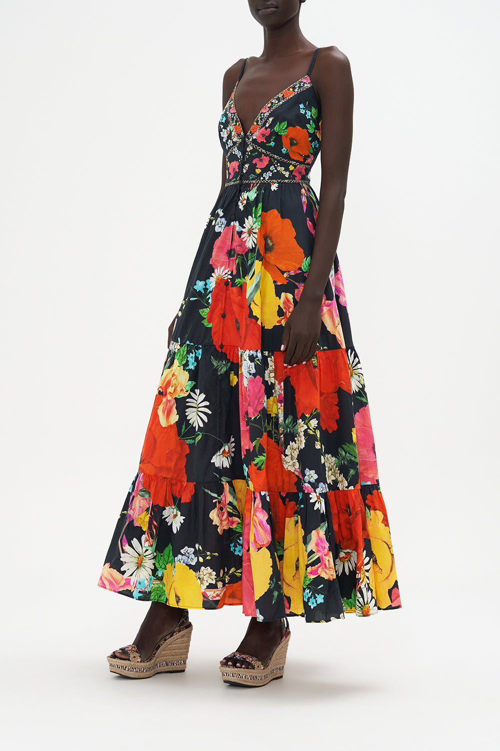 TIERED BODICE DRESS DIVINE DIVINITY