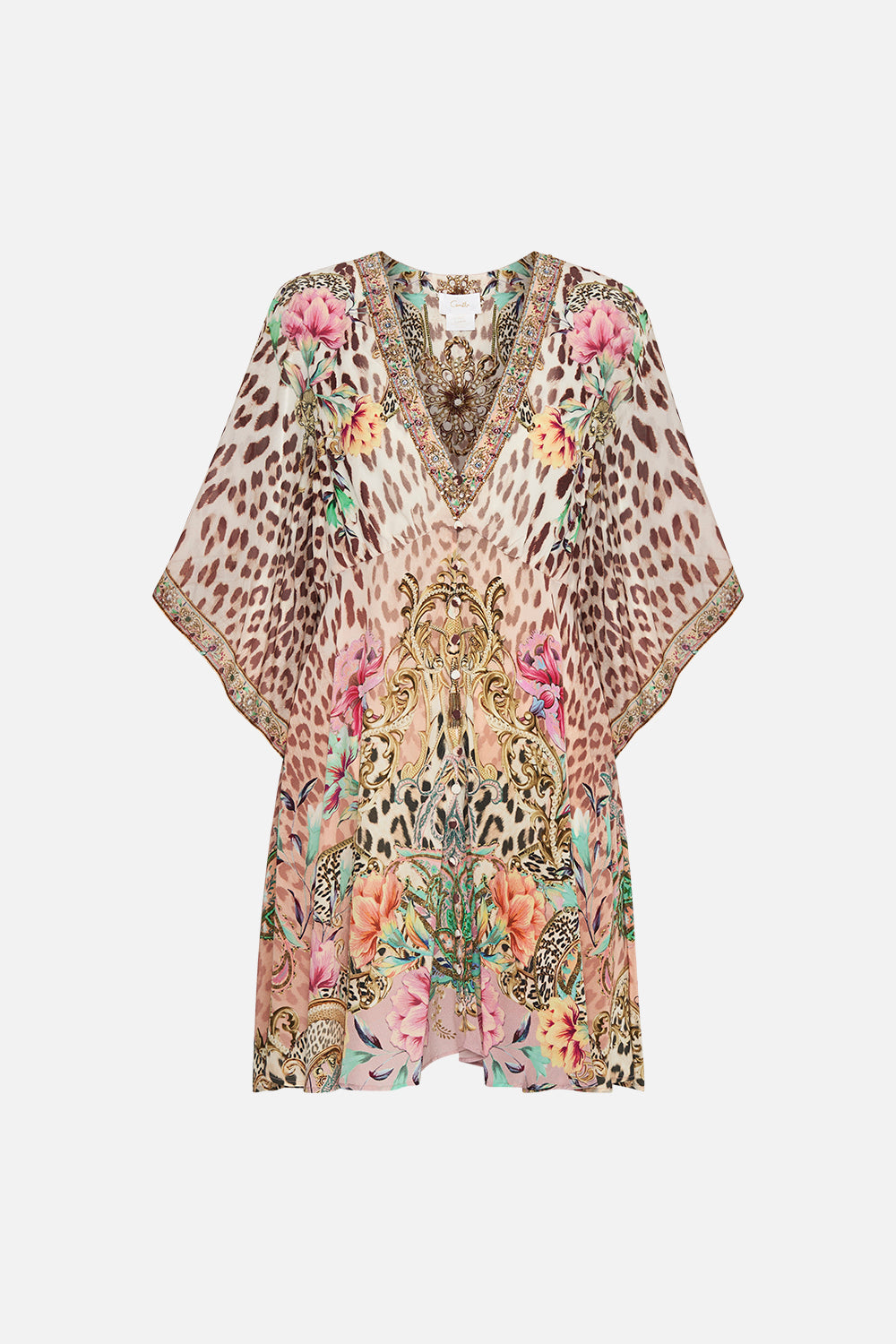 FLARED SLEEVE BUTTON UP DRESS QUEEN ATLANTIS