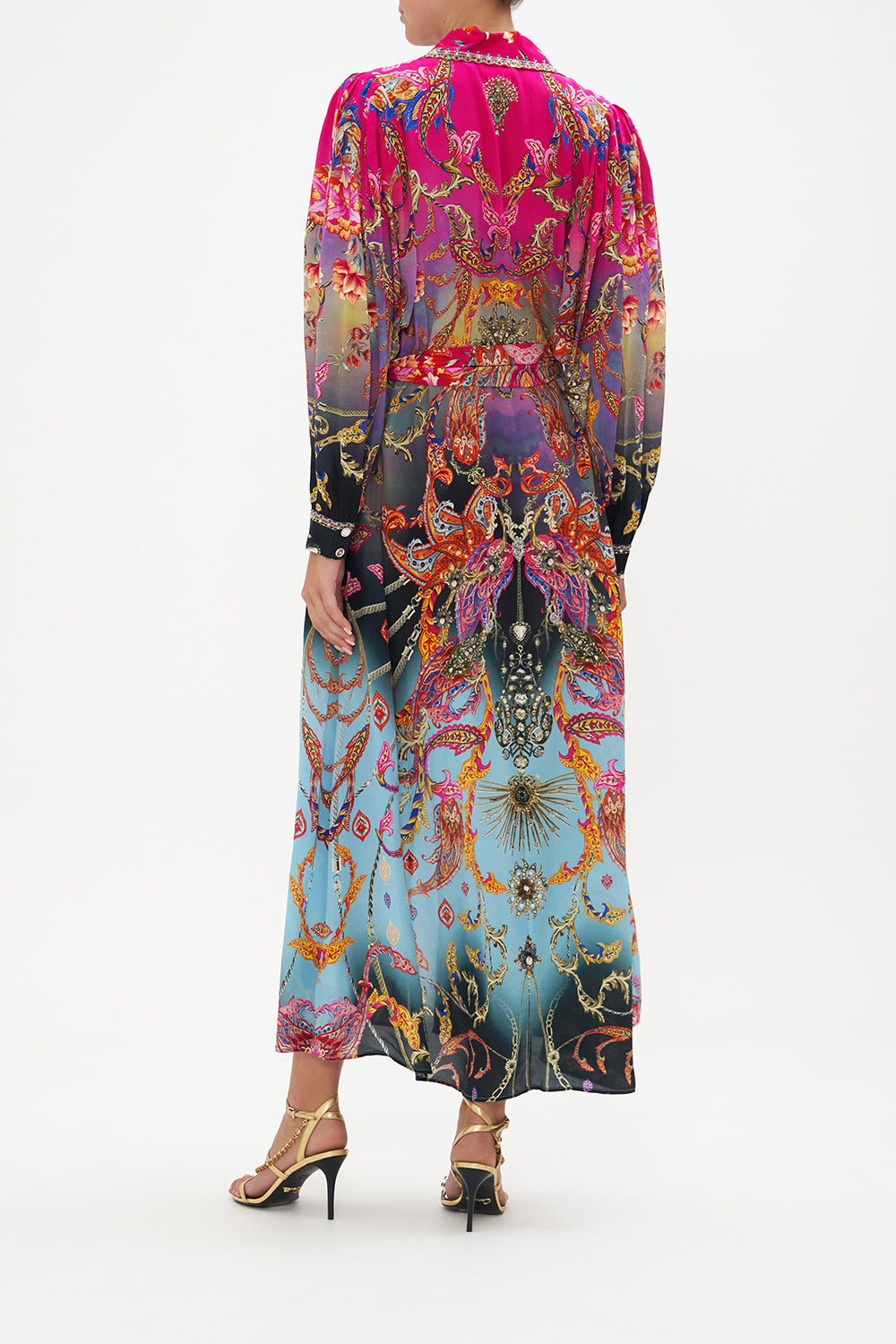 CURVED COLLAR SHIRT DRESS WHAT LIES BENEATH