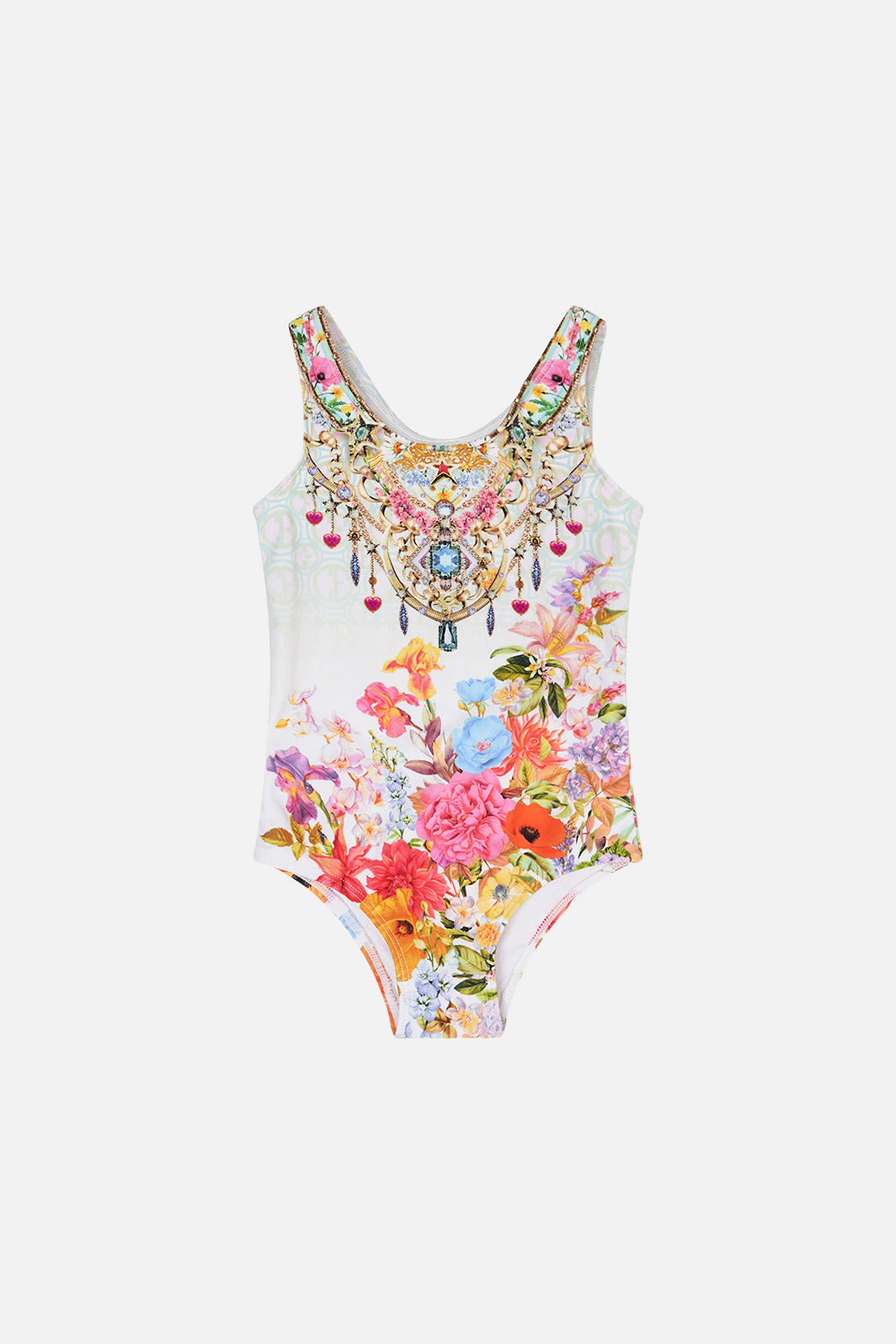 Babies One Piece Sunlight Symphony print by CAMILLA