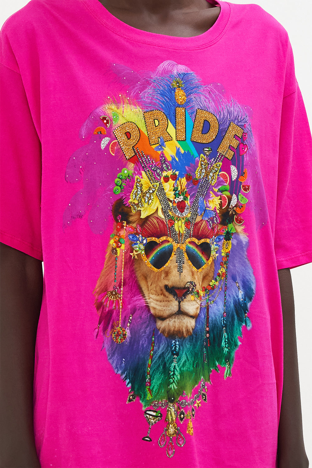 OVERSIZE BAND TEE DANCING WITH DESTINY