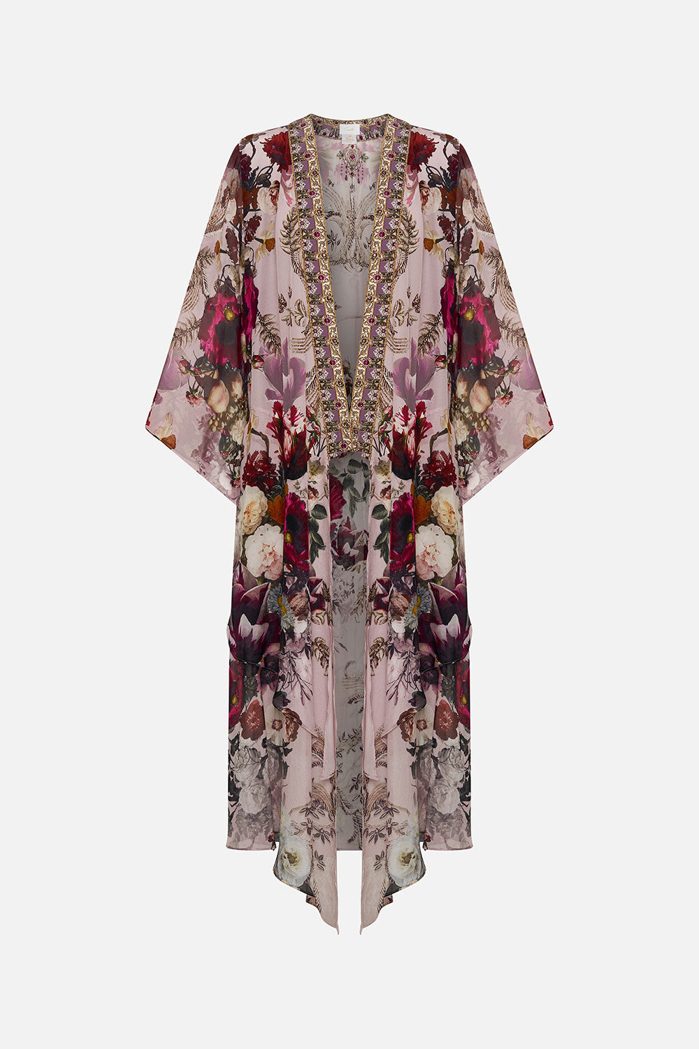 ROBE WITH DOUBLE LAYERED HEM GYPSY ROSE