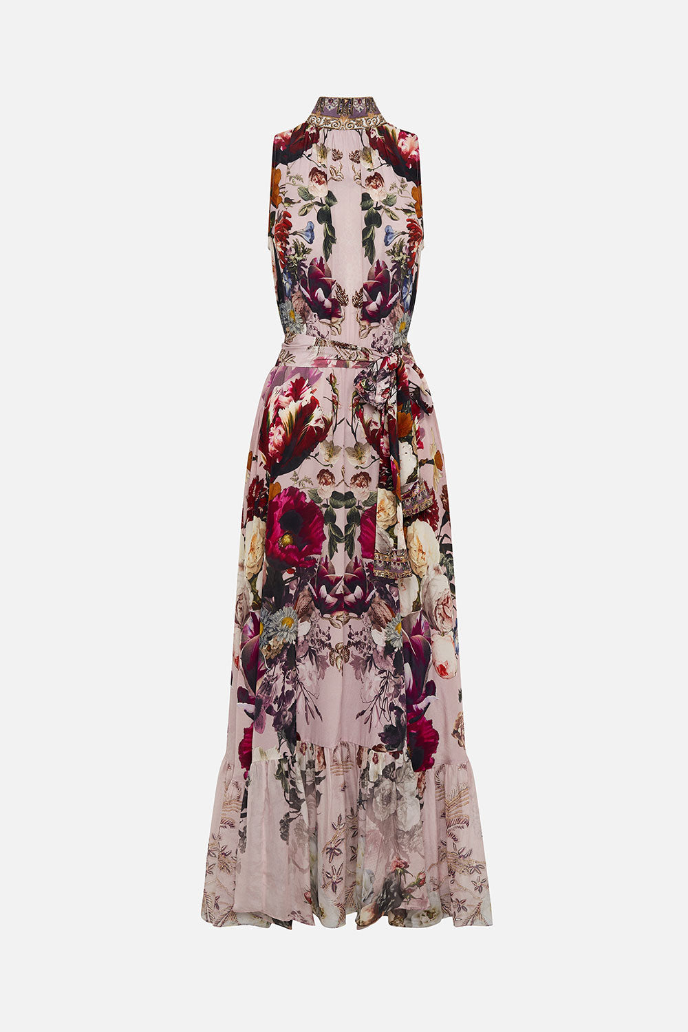 NECKTIE DRESS WITH ELASTICATED WAIST GYPSY ROSE