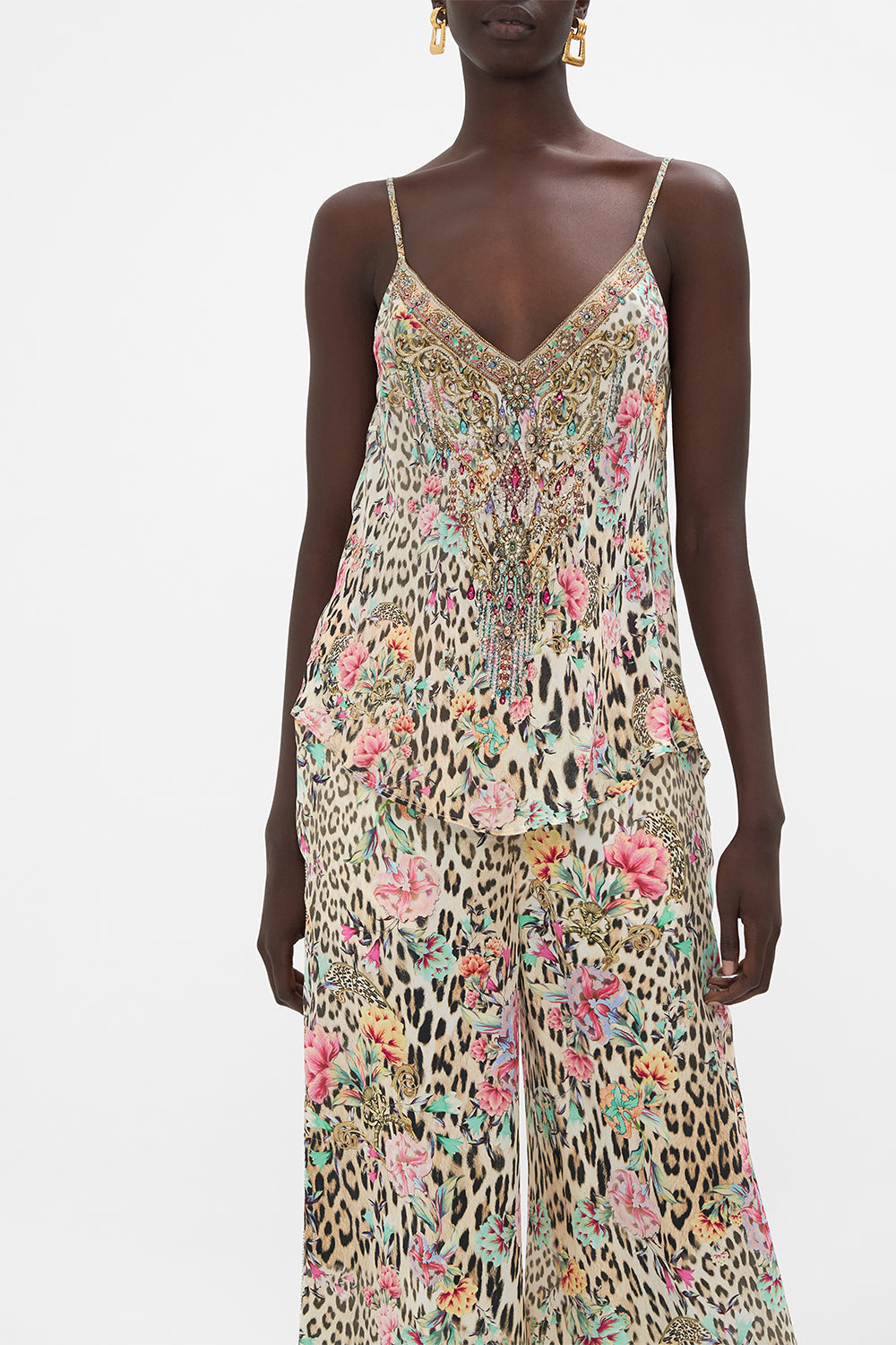 V-NECK BIAS CAMI QUEEN ATLANTIS