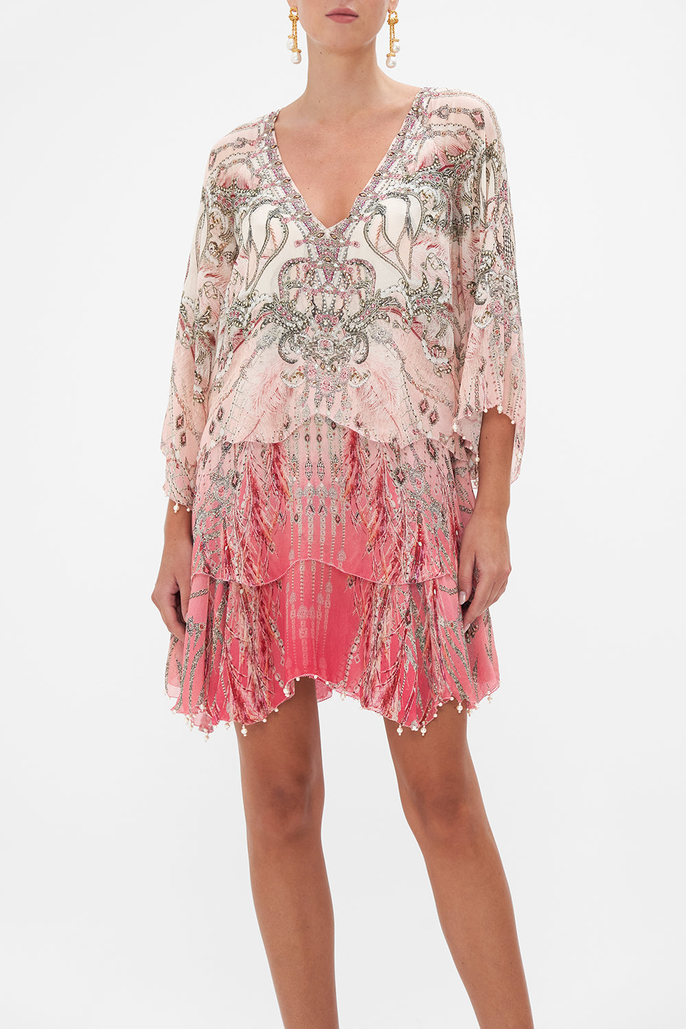 LAYERED FRILL SHORT DRESS STARSHIP SISTAS