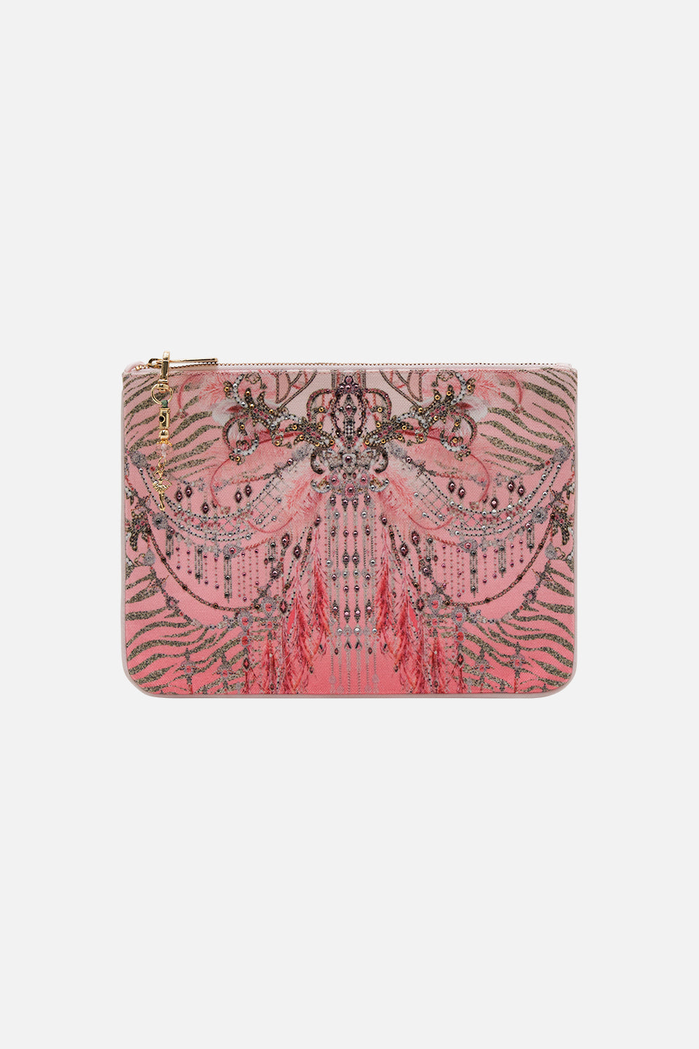 Small Canvas Clutch Starship Sistas print by CAMILLA