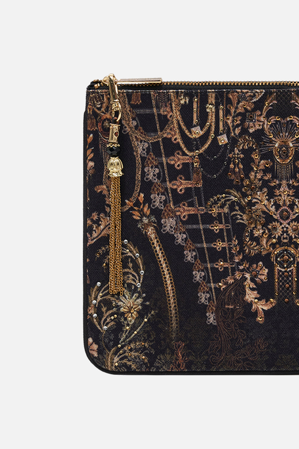 SMALL CANVAS CLUTCH THE NIGHT IS NOIR