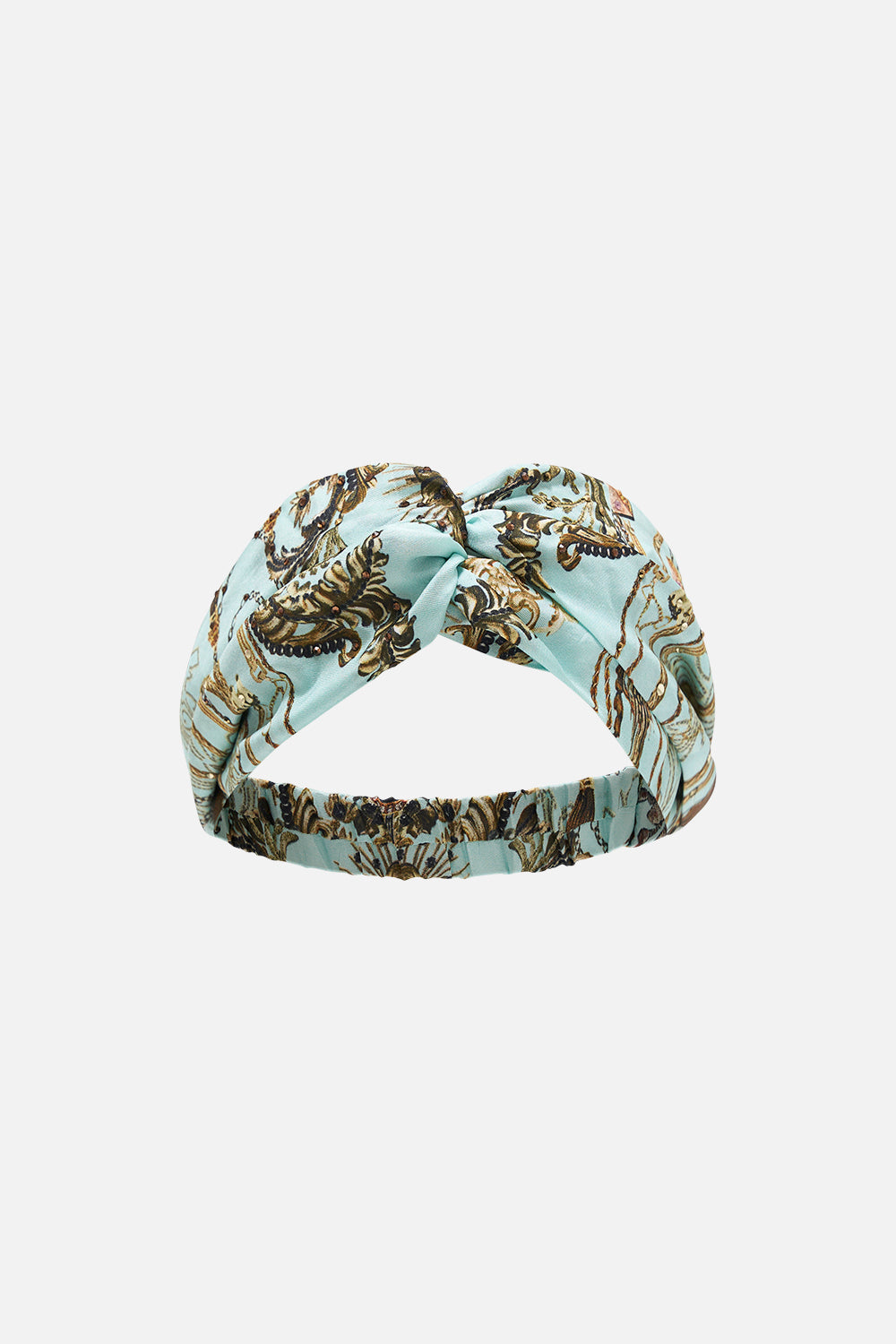 Woven Twist Headband Adieu Yesterday print by CAMILLA