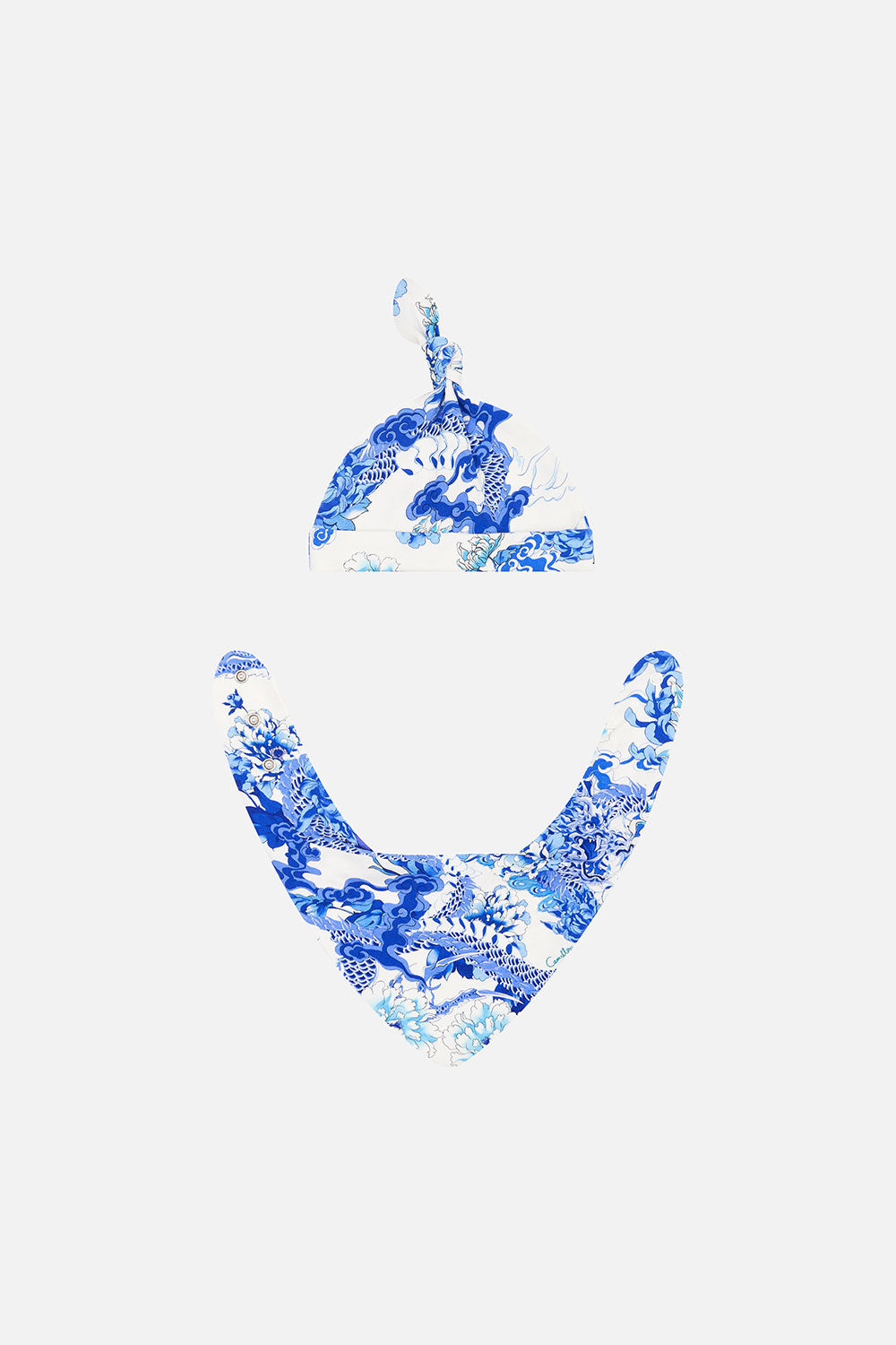 BABIES BIB AND BEANIE SET HEART OF A DRAGON