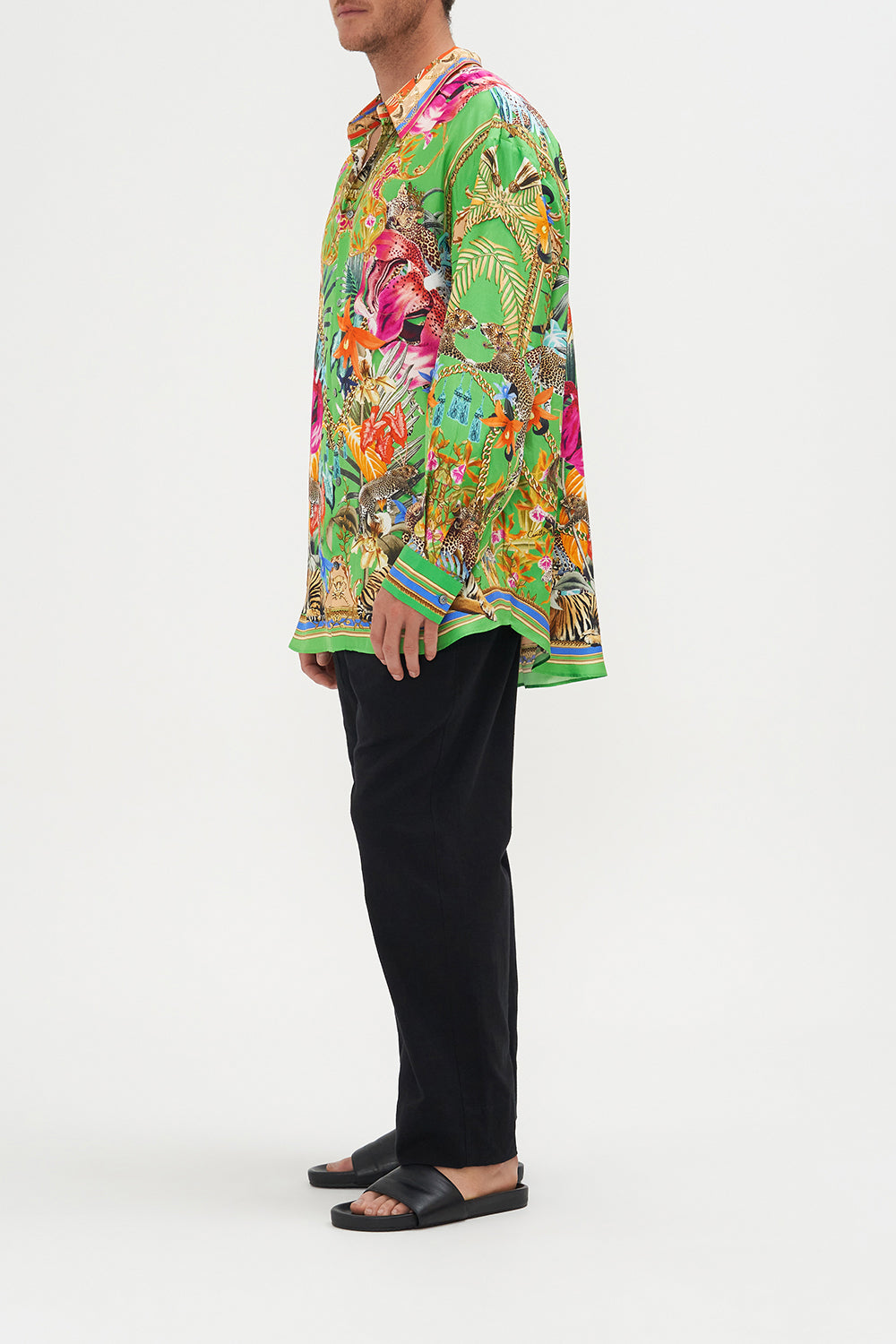 MENS OVERSIZED SHIRT CURIOUS AND CURIOUSER