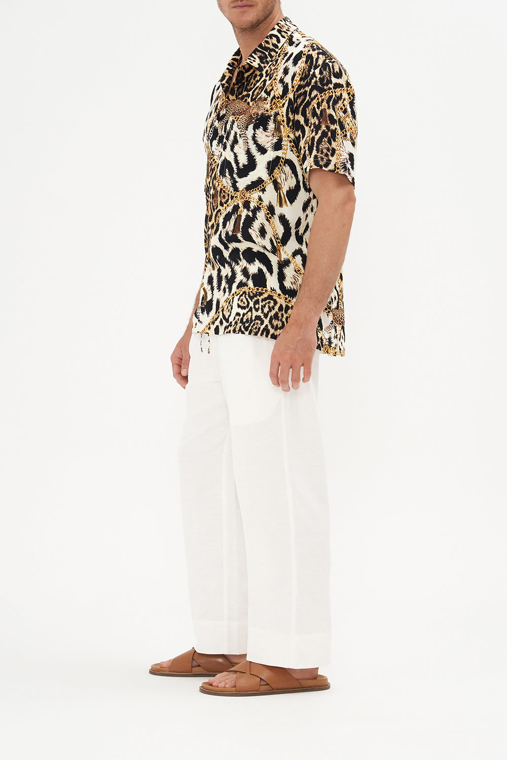 SHORT SLEEVE CAMP COLLARED SHIRT ROLE CALL